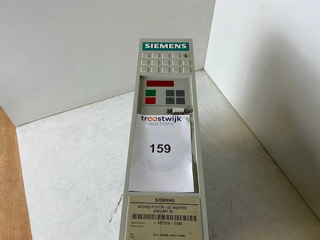 Siemens simovert vc 6se7016-1ta30 frequentieregelaar - afbeelding 3 van  5