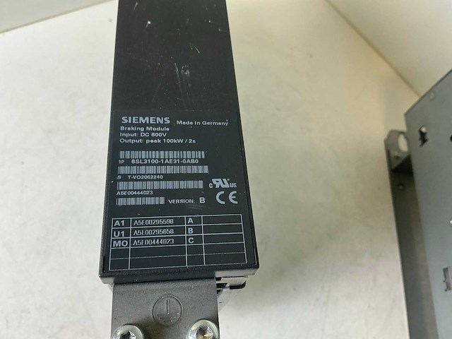 Siemens sinamics 6sl3100-1ae31-0ab0 braking module (2x) - afbeelding 5 van  6