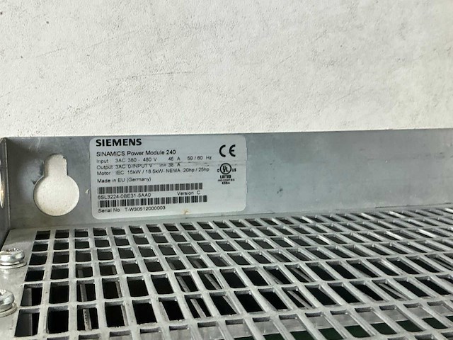 Siemens sinamics power module 240 6sl3224-0be31-5aa0 power module - afbeelding 7 van  8