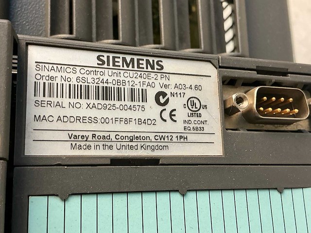 Siemens sinamics power module 250 6sl3225-0be31-5aa0 frequentieregelaar - afbeelding 8 van  8