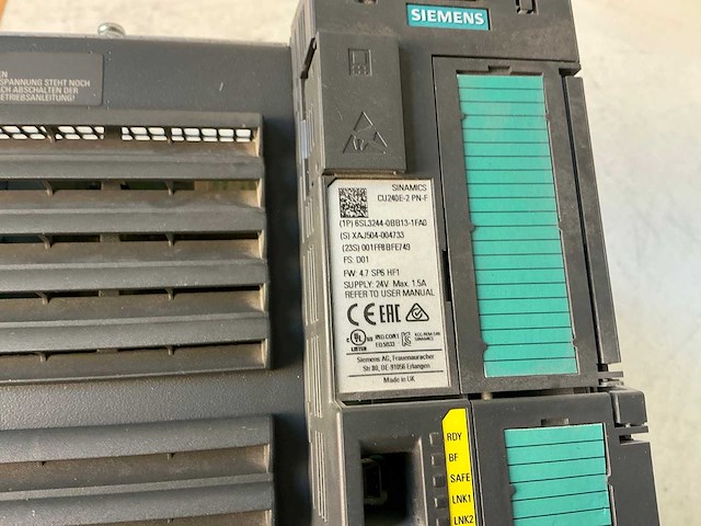Siemens sinamics power module 250 6sl3225-0be32-2aa0 frequentieregelaar - afbeelding 8 van  8