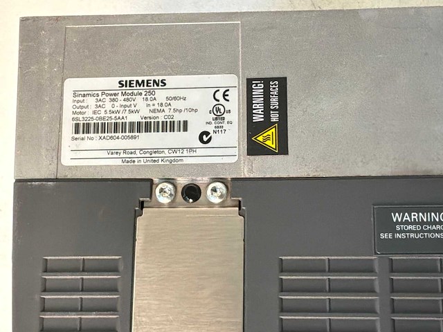 Siemens sinamics power module 250 frequentieregelaar - afbeelding 8 van  8