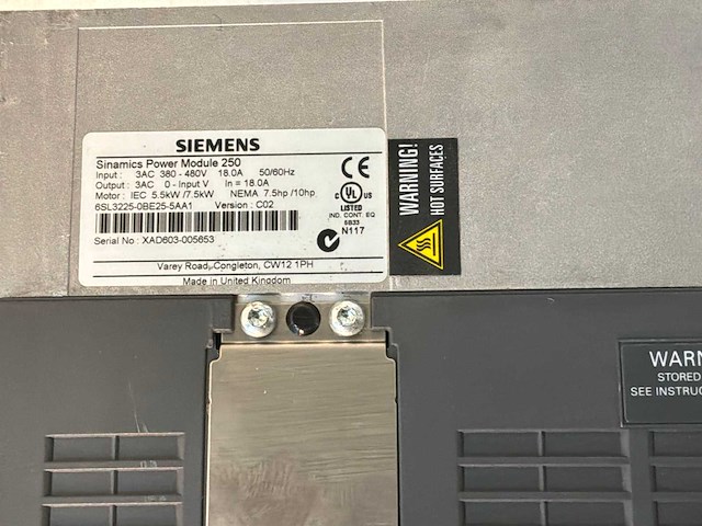 Siemens sinamics power module 250 frequentieregelaar - afbeelding 9 van  9