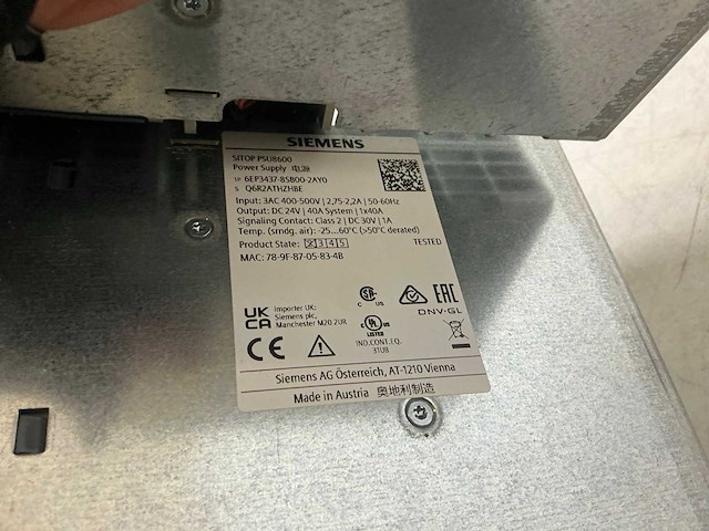 Siemens sitop psu8600 power supply (2x) - afbeelding 8 van  8