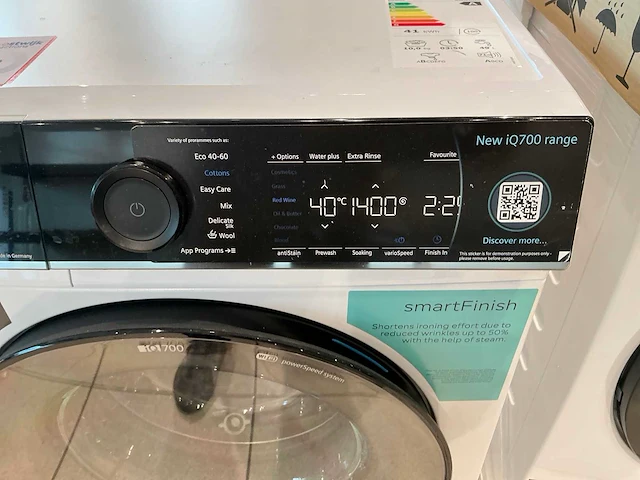 Siemens wg54b20afg wasmachine - afbeelding 3 van  5