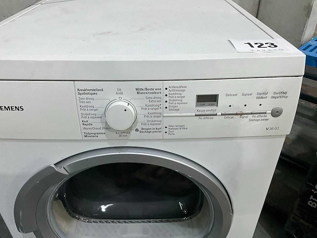 Siemens wt36v302fg droogkast - afbeelding 4 van  6