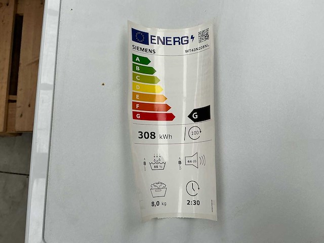 Siemens wt43n205nl wasdroger - afbeelding 8 van  8