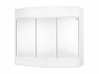 Sieper topas eco 3-deurs spiegelkast wit met verlichting - afbeelding 5 van  5