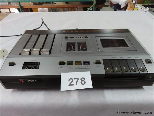 Siera 9148 cassettedeck - afbeelding 1 van  4