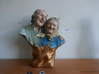Sierbeeld in gips - afbeelding 1 van  2