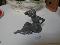 Sierbeeld in tin - afbeelding 1 van  2