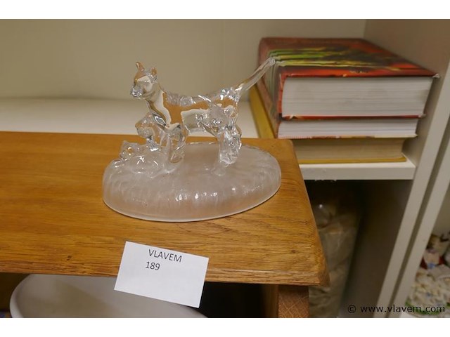 Sierbeeldje in glas - afbeelding 1 van  1