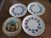 Sierbord en 3x boch bord - afbeelding 1 van  4