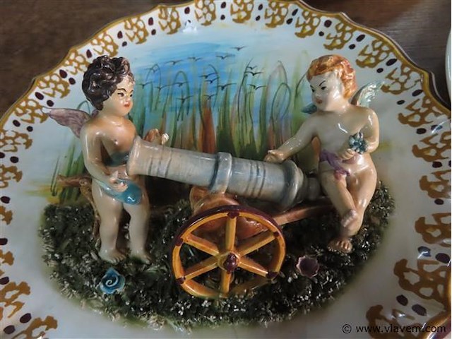 Sierbord en 3x boch bord - afbeelding 2 van  4