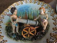 Sierbord en 3x boch bord - afbeelding 2 van  4