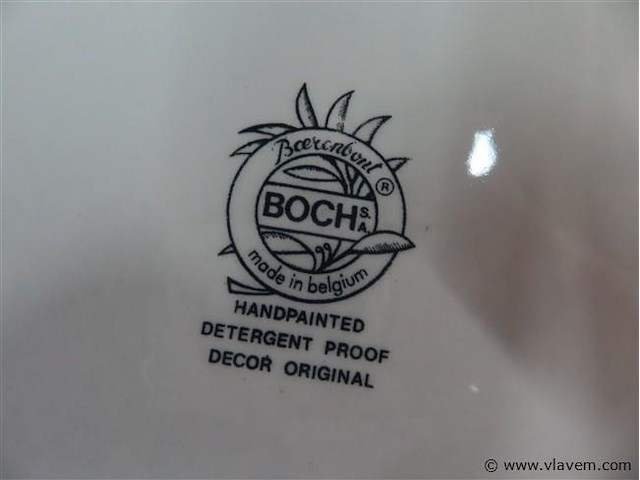 Sierbord en 3x boch bord - afbeelding 4 van  4