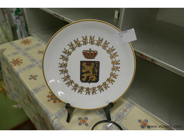 Sierbord in porselein - afbeelding 1 van  1