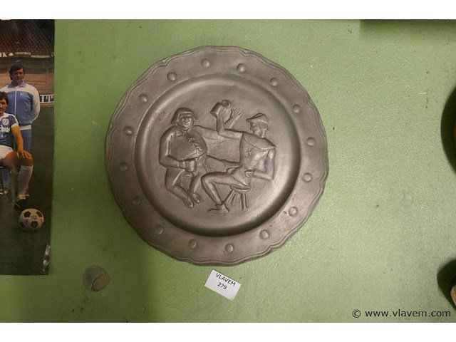 Sierbord in tin - afbeelding 1 van  1