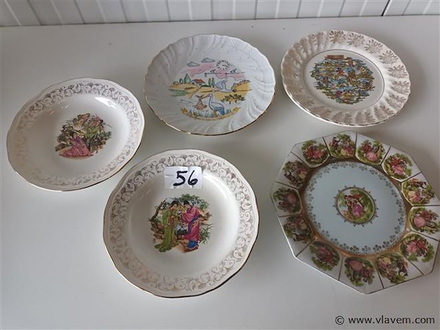 Sierborden. 5 stuks - afbeelding 1 van  6