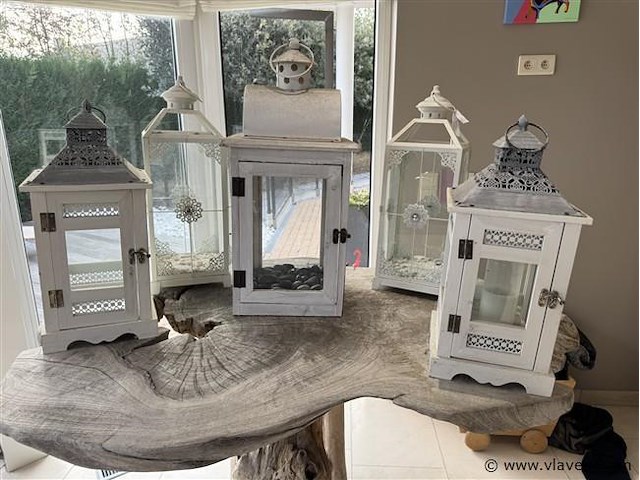 Sierlantaarns voor kaarsen - afbeelding 1 van  1