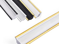 Sierlijst wit-goud - afbeelding 1 van  5