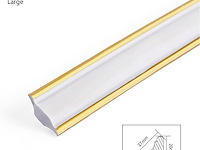 Sierlijst wit-goud - afbeelding 2 van  5