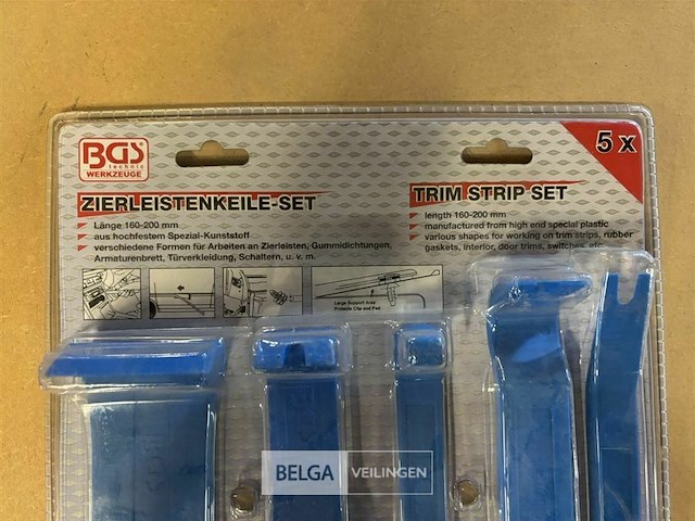 Sierlijstwigset verschillende vormen 5-dlg. - afbeelding 2 van  3