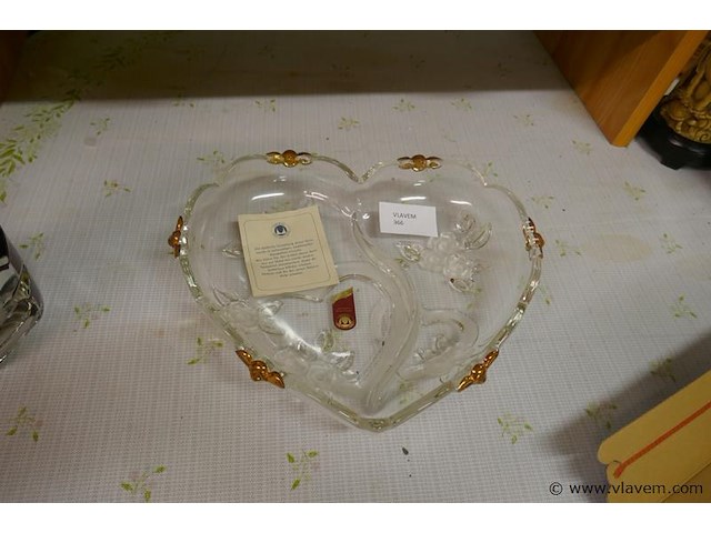 Sierschaal in kristal - afbeelding 1 van  1