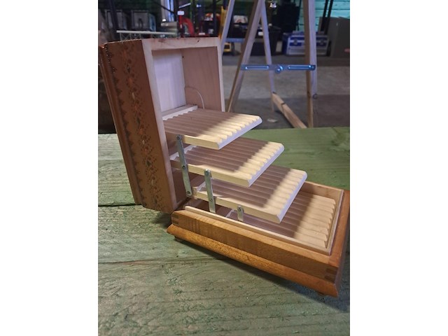 Sigarenkistjes 2 x houten cohiba havana - afbeelding 4 van  7