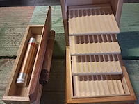 Sigarenkistjes 2 x houten cohiba havana - afbeelding 6 van  7