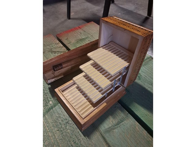 Sigarenkistjes 2 x houten cohiba havana - afbeelding 7 van  7