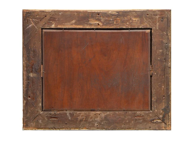Signed 'j. matou', the advisor and the appraiser, oil on mahogany 40 x 51.5 cm. (15 3/4 x 20.28 in.), frame: 60 x 73 cm. (23.62 x 28.73 in.) - afbeelding 3 van  6