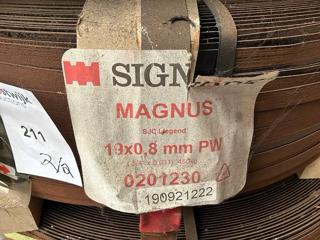 Signode magnus staalband 19x0,8 (4x) - afbeelding 2 van  3