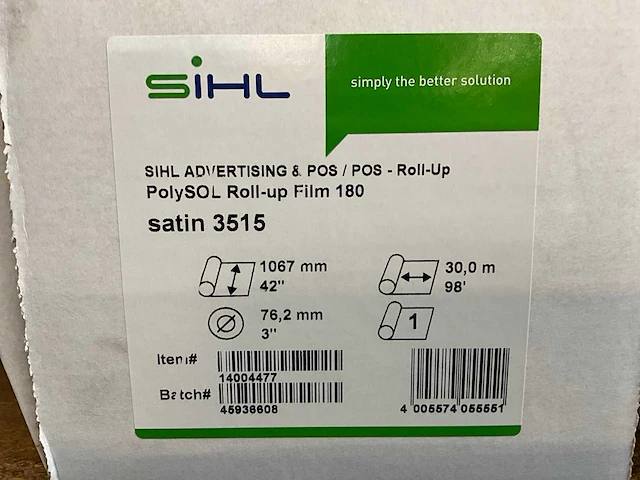 Sihl satin 3515 roll-up film (7x) - afbeelding 3 van  7
