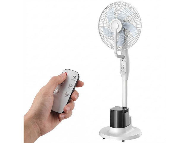 Silent mist ventilator 90w voetstukventilator 128cm - afbeelding 1 van  3