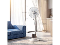 Silent mist ventilator 90w voetstukventilator 128cm - afbeelding 3 van  3