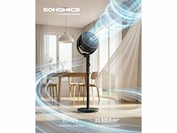 Silent pedestal fan 20 db, met afstandsbediening - afbeelding 2 van  6