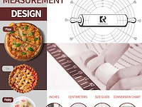 Siliconen bakmat (91 x 61 cm) - afbeelding 4 van  5