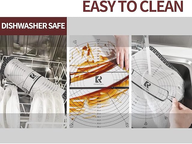 Siliconen bakmat (91 x 61 cm) - afbeelding 5 van  5