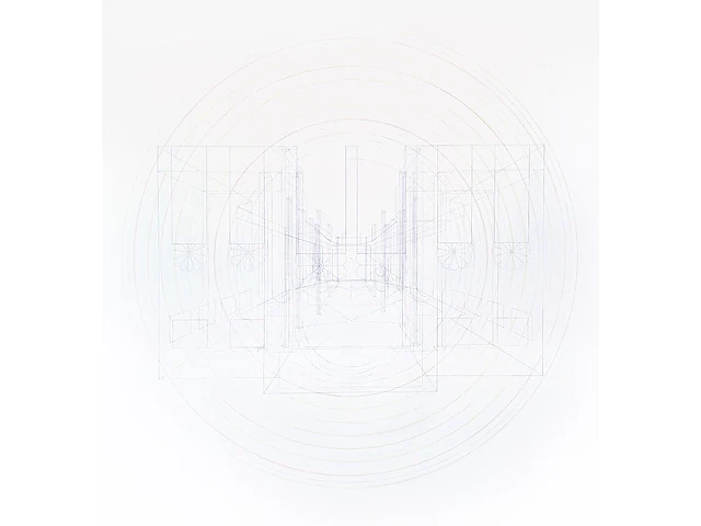 Silke schatz (1967), 'elefantenhaus / mothership', 2003, coloured and lead pencil on paper (+) 206 x 240 cm. (81.09 x 94.48 in.) - afbeelding 2 van  3