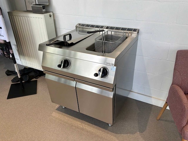 Silko - dubbele friteuse (nieuwstaat) - afbeelding 1 van  3