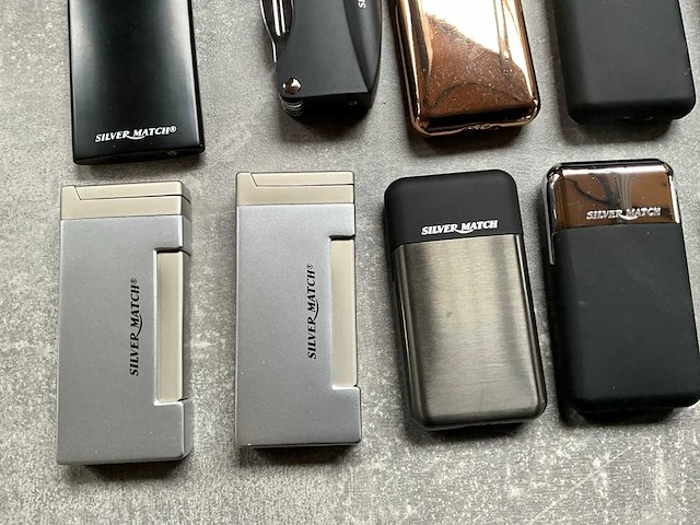 Silver match diverse luxe aanstekers (12x) - afbeelding 5 van  5
