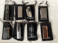 Silver match luxe aansteker met hoesje (8x) - afbeelding 1 van  5