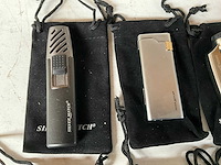 Silver match luxe aansteker met hoesje (8x) - afbeelding 2 van  5