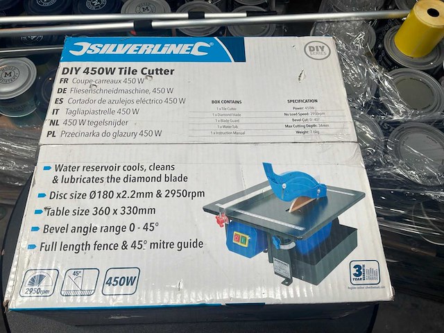 Silverline diy tegelsnijder - afbeelding 2 van  3