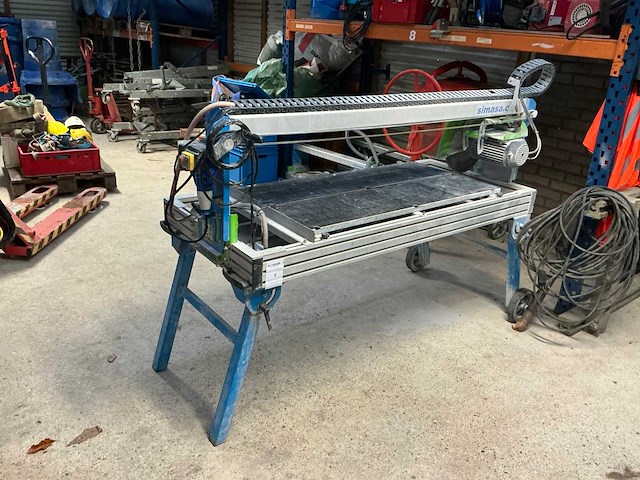 Sima venus-125 mekano tegelzaagmachine - afbeelding 9 van  11