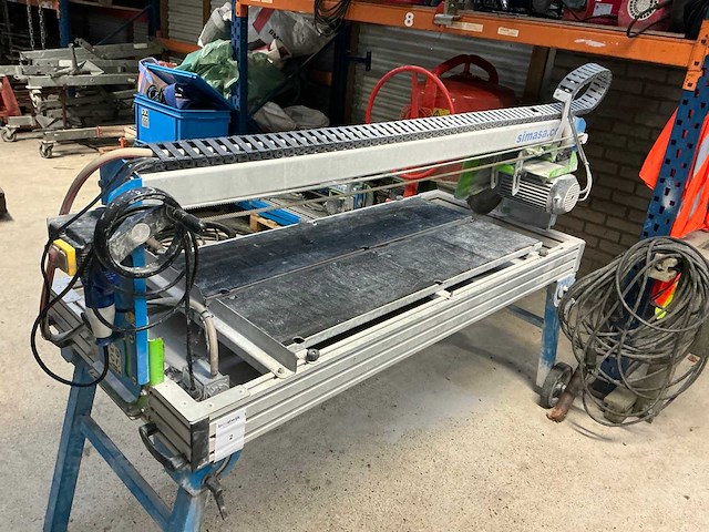 Sima venus-125 mekano tegelzaagmachine - afbeelding 10 van  11