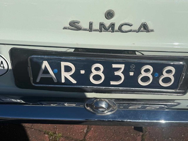 Simca - 1300 - oldtimer - afbeelding 2 van  19
