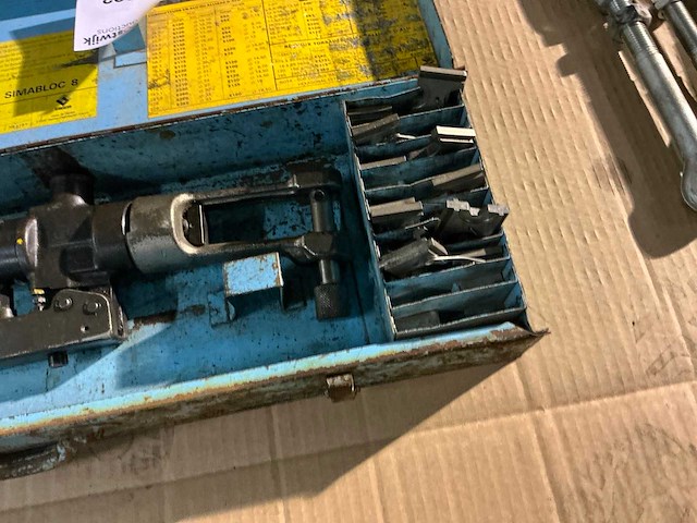 Simel simabloc 8 manueel hydraulische pers (2x) - afbeelding 4 van  6