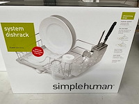 Simplehuman afwas rek roestvrij staal (3x) - afbeelding 2 van  6